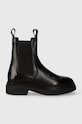 Gant ghete chelsea de piele Zandrin pana la 5 cm negru 27551400.G00