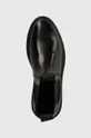 μαύρο Δερμάτινες μπότες τσέλσι Gant Zandrin