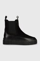 Gant cizme din piele intoarsa Snowmont izolat negru 27553371.G00