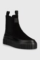 Gant cizme din piele intoarsa Snowmont 27553371.G00 negru AW23