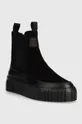 Semišové topánky Gant Snowmont čierna