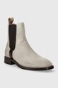 Gant botine din piele intoarsa Fayy 27553384.G236 gri AW23