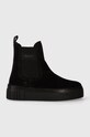Gant cizme din piele intoarsa Snowmont izolat negru 27553397.G00