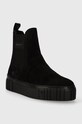 Gant cizme din piele intoarsa Snowmont 27553397.G00 negru AW23