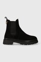Gant botine din piele intoarsa Aligrey neizolat negru 27553441.G00