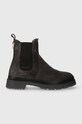 Gant cizme din piele intoarsa Aligrey neizolat gri 27553441.G86