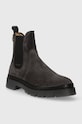 Gant cizme din piele intoarsa Aligrey 27553441.G86 gri AW24