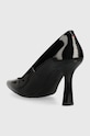 Boty Kožené lodičky HUGO Alexis Pump 90-PT 50494664.001 černá