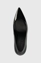 Kožené lodičky HUGO Alexis Pump 90-PT černá 50494664.001