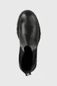 μαύρο Δερμάτινες μπότες τσέλσι HUGO Kris
