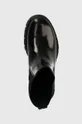 μαύρο Δερμάτινες μπότες τσέλσι HUGO Kris