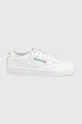 white Reebok Classic leather sneakers CLUB C Women’s