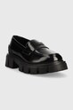 Kožené mokasíny Love Moschino JA10045G1HIB0000 čierna AW23