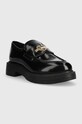 Δερμάτινα μοκασίνια Love Moschino JA10154G1HIB0000 μαύρο AW23