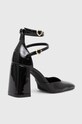 Obuwie Love Moschino czółenka JA10269G1HIH0000 czarny