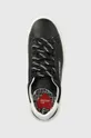 czarny Love Moschino sneakersy skórzane