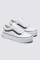 Vans tenisówki zamszowe Old Skool Stackform VN0A7Q5MTWB1 biały AW23