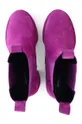 rózsaszín Kennel & Schmenger magasszárú cipő velúrból Clip