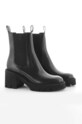 Δερμάτινες μπότες τσέλσι Kennel & Schmenger Glossy 21.54580.720 μαύρο AW23