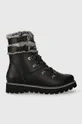 crna Čizme za snijeg od brušene kože Roxy Ženski