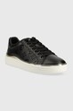 Guess sneakersy skórzane BONNY FL7BNN.FAL12.BLACK czarny AW23