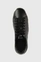 μαύρο Δερμάτινα αθλητικά παπούτσια Guess FL7BNN FAL12