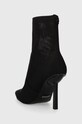 Încălțăminte Guess botine CIDNI2 FL7C2N.FAB10.BLACK negru
