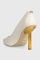 Obuwie Guess Szpilki skórzane CIANCI FL7CNC.LEA08.CREAM beżowy