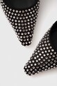 Guess pantofi cu toc FL7ESA SAT05 negru FL7ESA.SAT05.BLACK