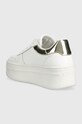 Obuwie Guess sneakersy LIFET FL7LIF.LEA12.WHIGO biały