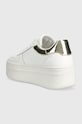 Obuwie Guess sneakersy LIFET FL7LIF.LEA12.WHIGO biały
