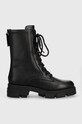 Členkové topánky Guess FL7MDY ELE10 MADAYA nezateplené čierna FL7MDY.ELE10.BLACK