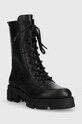Guess magasszárú cipő FMADAYA FL7MDY.ELE10.BLACK fekete AW23