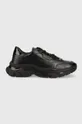 μαύρο Δερμάτινα αθλητικά παπούτσια Guess FL7MSS LEA12 Γυναικεία