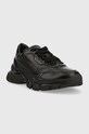 Guess sneakersy skórzane MASSEL FL7MSS.LEA12.BLACK czarny AW23