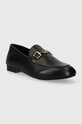 Obuwie Guess mokasyny skórzane MARTYA FL7MTY.LEA14.BLACK czarny