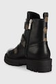 Cipők Guess bokacsizma OBIA2 FL7O2B.LEA10.BLACK fekete