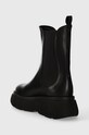 Обувь Кожаные полусапоги Weekend Max Mara Calamai 2357960132600.BLACK чёрный