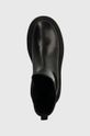 Кожаные полусапоги Weekend Max Mara Calamai чёрный 2357960132600.BLACK