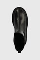Weekend Max Mara stivaletti chelsea in pelle Calamai nero 2357960132600.BLACK