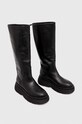 Weekend Max Mara stivali in pelle Flou 2357960134600.BLACK nero AW23