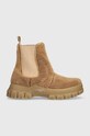 Ботинки Weekend Max Mara Muschio синтетический коричневый 2357960534600.CAMEL