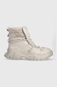 EA7 Emporio Armani botki tekstylny beżowy X8M001.XK229.S869