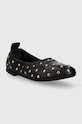 Kožené balerínky AGL MILLY SOFT D544009PCSOFTY0000 čierna AW23