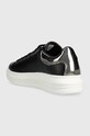 Obuwie Guess sneakersy skórzane VIBO FL7VIB.LEA12.BLKGU czarny