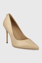 Guess szpilki skórzane SABALIA FL7SBA.LEA08.NUDE beżowy AW23