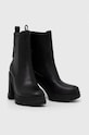 Gležnarji Guess XENO FL7XNO.ELE10.BLACK črna AW23