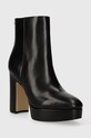 Кожени боти Guess TEMELA FL7TML.LEA10.BLACK черен AW23