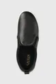 μαύρο Δερμάτινα ελαφριά παπούτσια Lauren Ralph Lauren Haddley