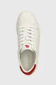 λευκό Δερμάτινα αθλητικά παπούτσια Lauren Ralph Lauren Angeline 4